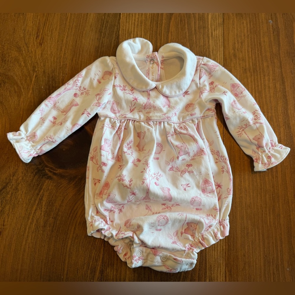 Baby Club Chic Toile bubble Pima soft 3-6 month Perfect condition smoke pet free